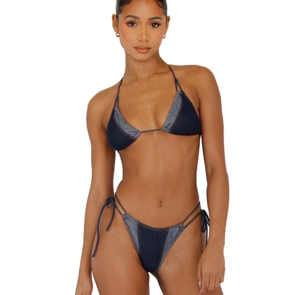 Melissa Simone Denim Bikini Set